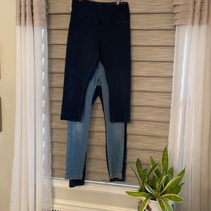 Bundle of 3 Lysse jeans leggings and cropped Large Denim